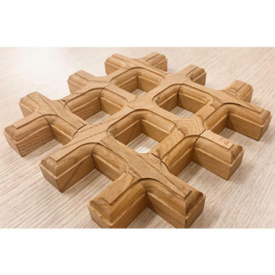 映画前売り券1枚＋面取り千鳥格子6本組