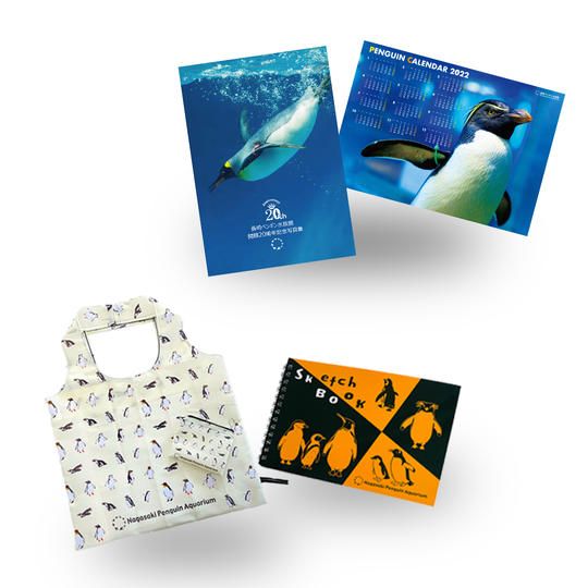 Maruman×長崎ペンギン水族館B6スケッチブック、オリジナルエコバッグセット