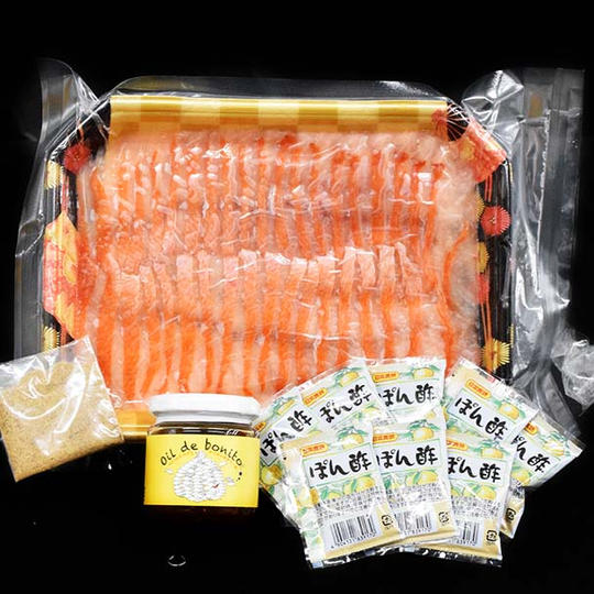 出汁の効いた金目鯛しゃぶしゃぶセット（2-3人前）