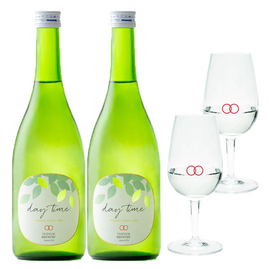 【純米吟醸day time 2本セット　ソムリエグラス２個付き】をだれよりも早くお届けします。