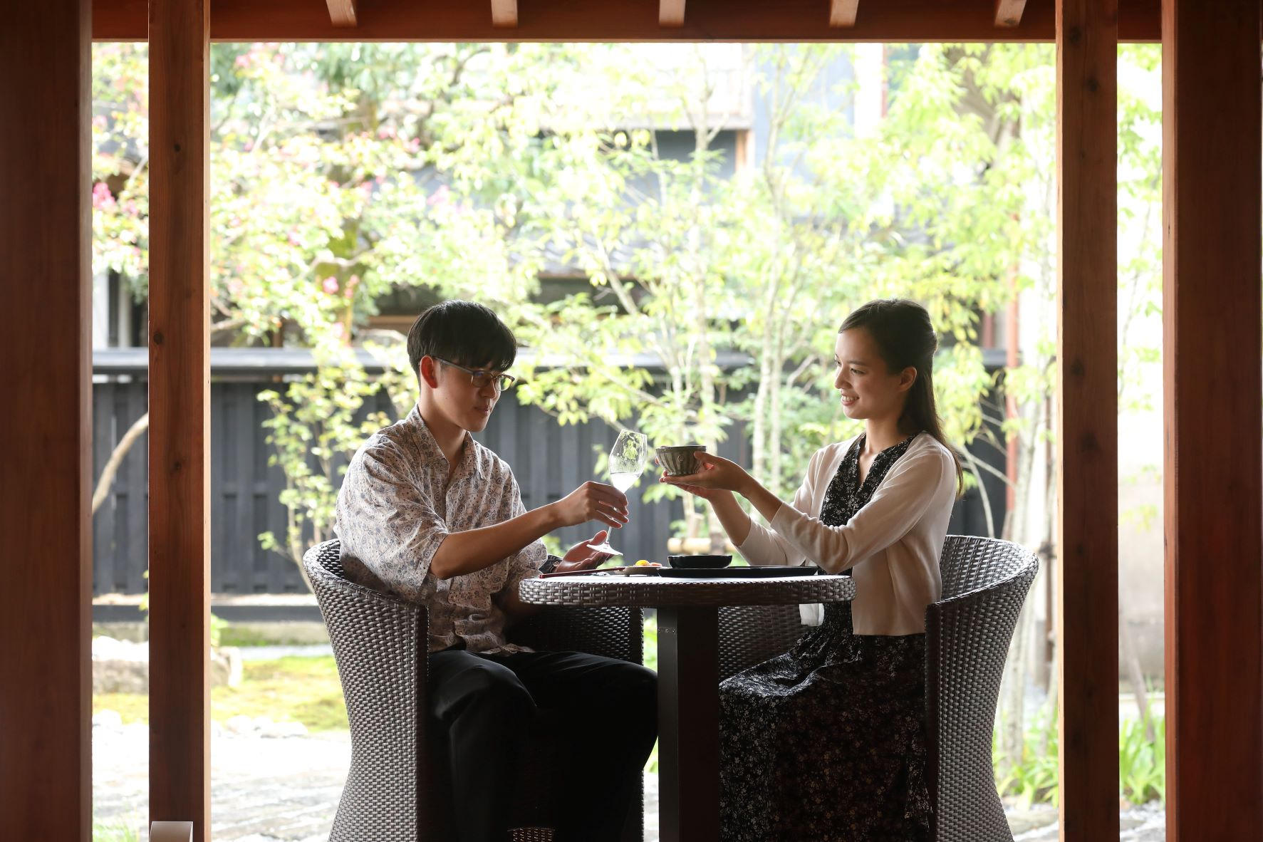 酒蔵カフェ 寛政蔵】での飲み放題付き豪華ペアーランチ - (【ランチを