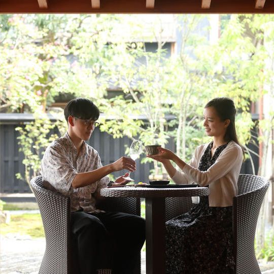 【酒蔵カフェ　寛政蔵】での飲み放題付き豪華ペアーランチ