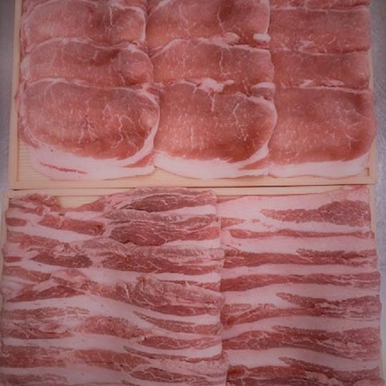 【柏プレミアムポーク(豚)】ロース・バラ生姜焼き用(各500g)