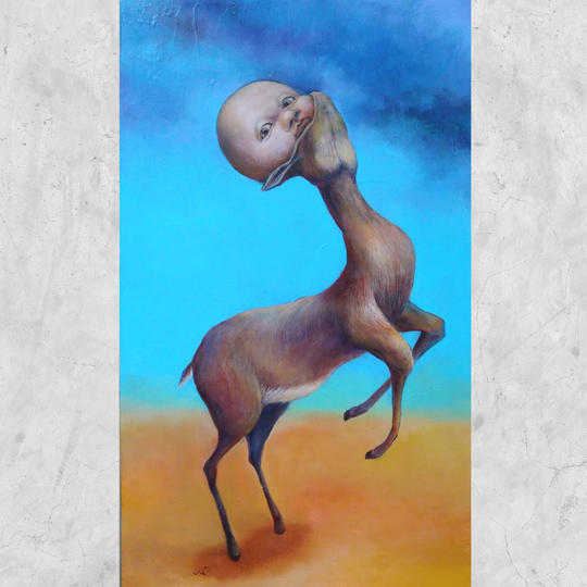 原画　“せかいにひとつ”　My dearシリーズ　1点限定