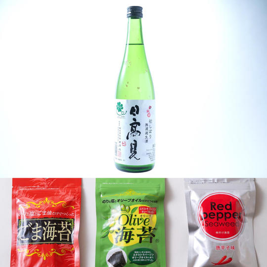海底熟成酒 1本&おつまみコース（海苔3種）