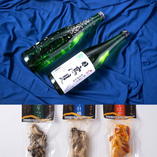 飲み比べ&おつまみコース（牡蠣、つぶ、ホヤ）