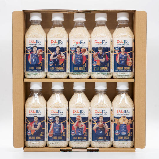 【青森県を元気に!】パートナー商品:《選手の画像付き》ペットボトルライス10本セット