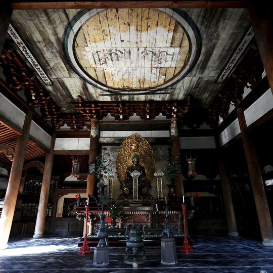 【特別法要】仏殿(重要文化財)にて特別法要