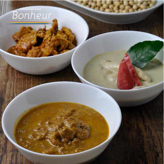 3種類のスパイシーなカレーセット　３個入り