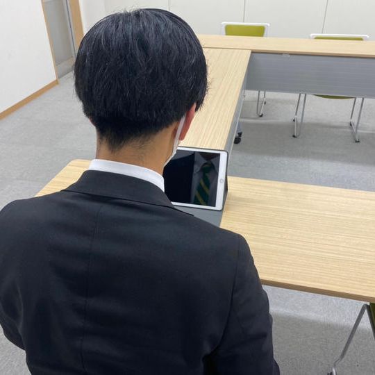 選手との座談会(Zoom)