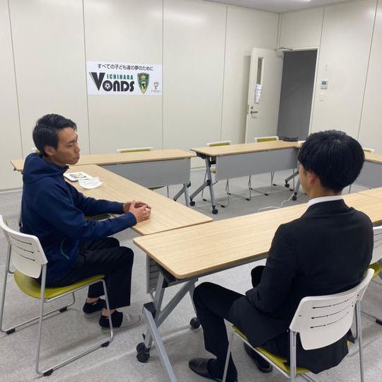 選手との座談会