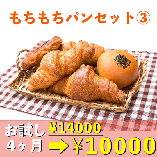 モチモチベーカリーパンセット(4ヶ月定期便セット)