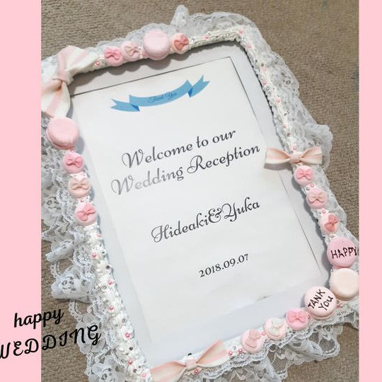 オーダーウェディングウェルカムボード