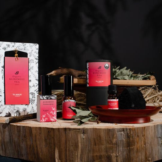 「香る野奏樹」クロモジアロマオイル（5ml）・渓谷産炭ディヒューザー・アロマスプレー(30ml)等