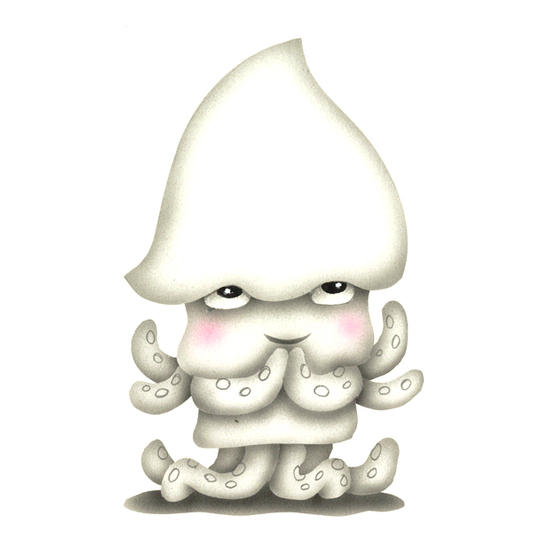 11．オトギ島民キャラクター「イカ」