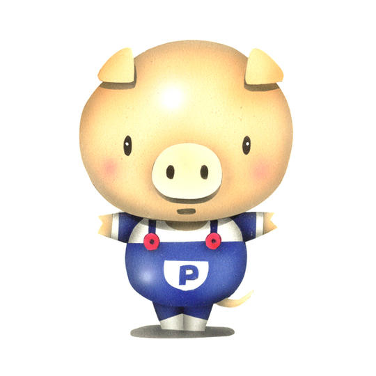 14．オトギ島民キャラクター「ブタ」