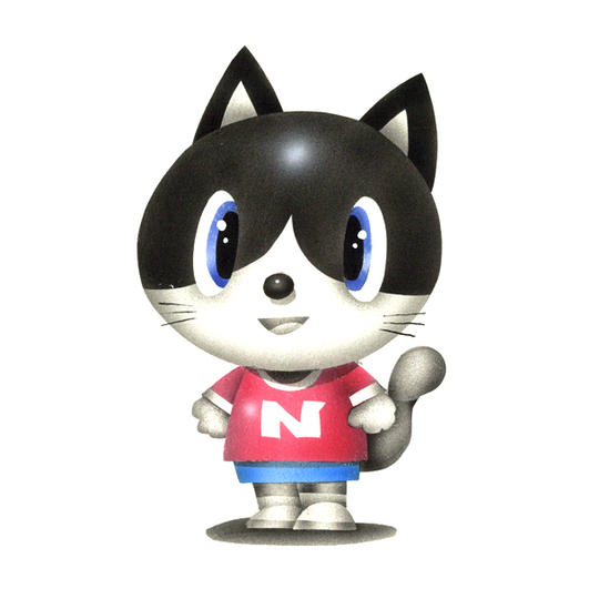 32．オトギ島民キャラクター「八割れネコ」