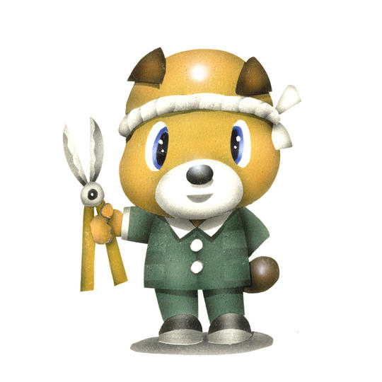 59．オトギ島民キャラクター「植木屋さん」