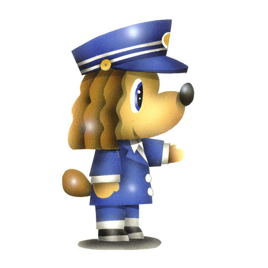 61．オトギ島民キャラクター「犬のおまわりさん」