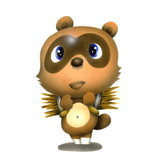 62．オトギ島民キャラクター「カチカチ山」