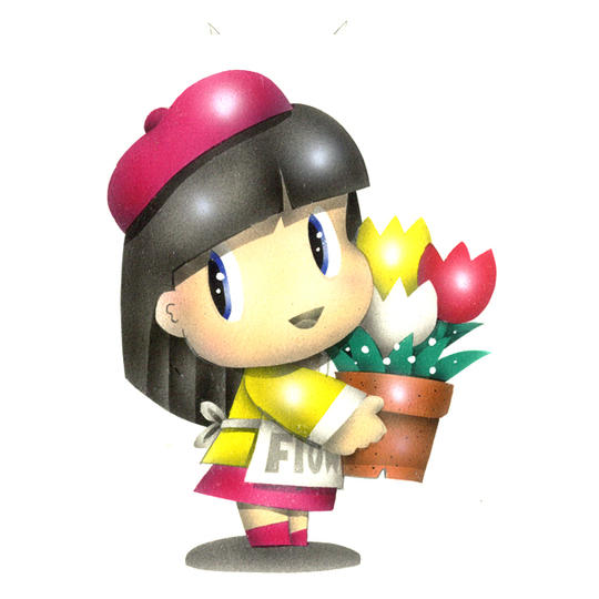 67．オトギ島民キャラクター「花屋さん」