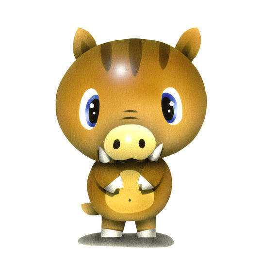 71．オトギ島民キャラクター「イノシシ」