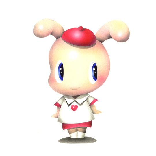 78．オトギ島民キャラクター「ベレー帽ウサギ」