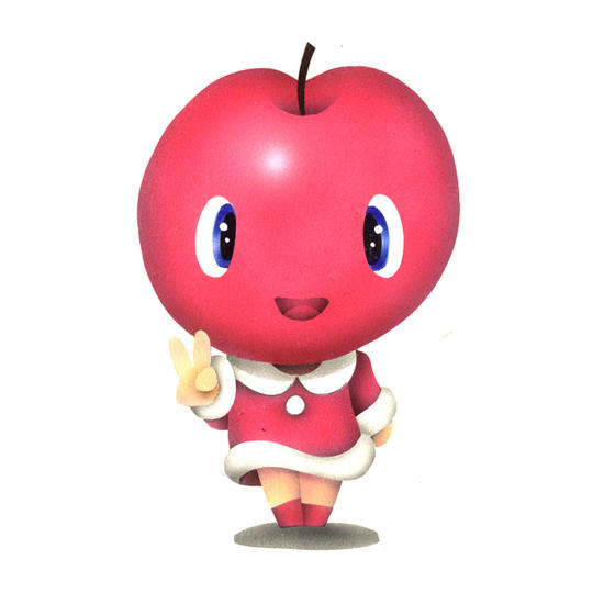 80．オトギ島民キャラクター「リンゴちゃん」