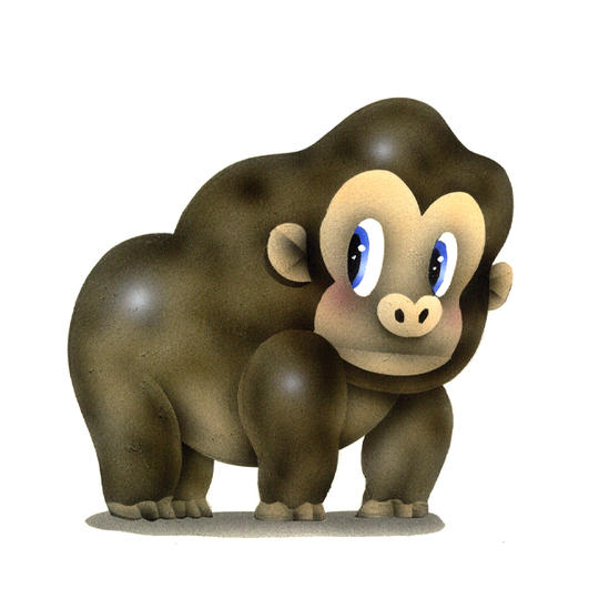 87．オトギ島民キャラクター「ゴリラ」