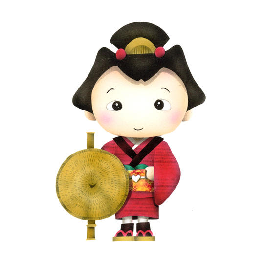 90．オトギ島民キャラクター「旅人女」