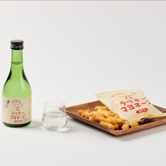 ラッキーマヨネーズに合うお酒300ml  4本 ラッキーマヨネーズ40g 4袋