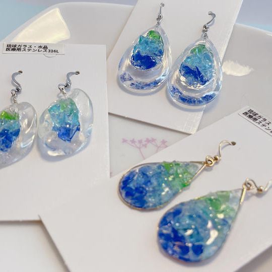 琉球ガラスピアス