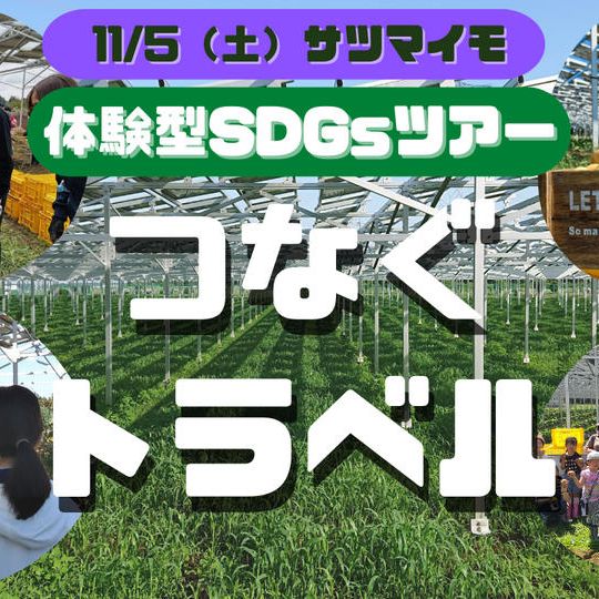 【11/5(土)サツマイモ】体験型SDGsツアー「つなぐトラベル」チケット