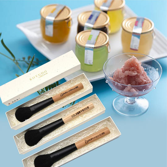 【熊野筆とスイーツのコラボコース】