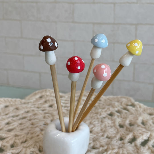 ミニチュアきのこの耳かき（受注生産）