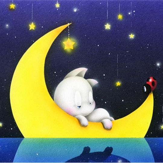 ⑧　原画「三日月ゴンドラ」