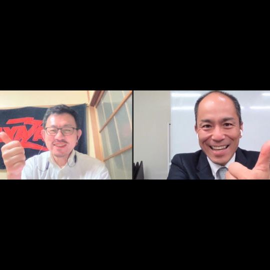 コーヒーさんとzoomツーショット写真