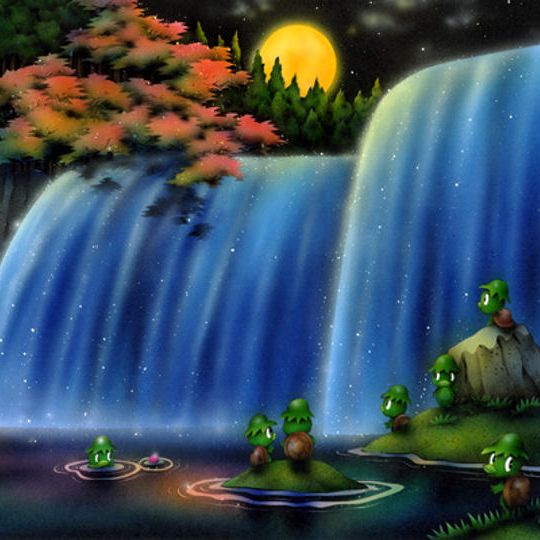 ⑯　原画「カッパ滝」