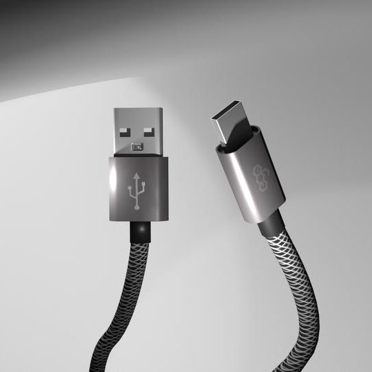 急速充電専用ケーブル:USB A to C 100cm