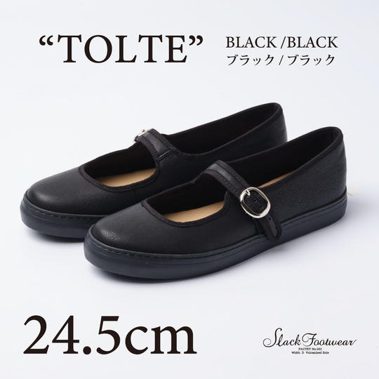 TOLTE ブラックxブラック 24.5cm/SL2095-003-065