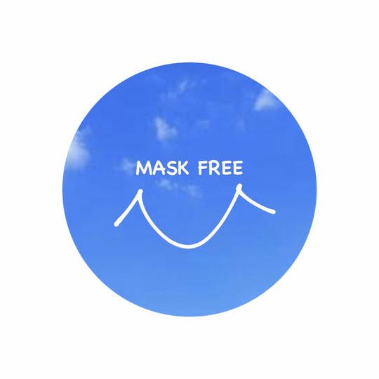 お礼のメール＋活動報告＋マスクフリーステッカー15枚