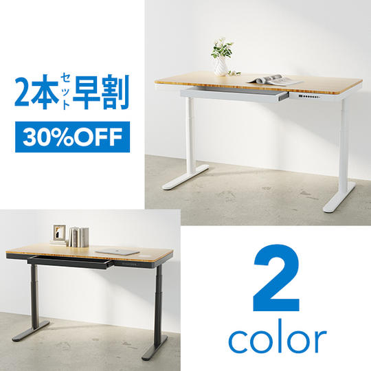 【2本セット早割30%OFF】FlexiSpot電動昇降デスクQ8