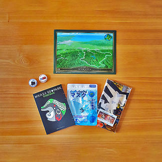 三笠ジオパーク「ジオグッズＡセット（6点）」