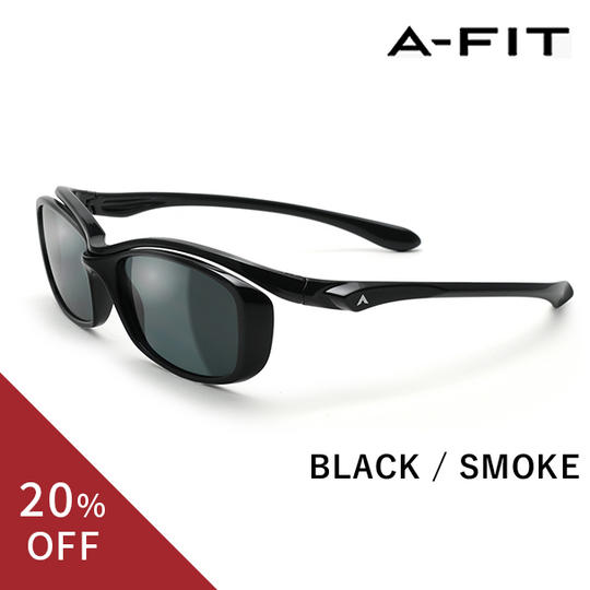 【超早割20%OFF】「A-FIT オーバーグラス」ブラックAF-OS11