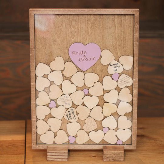 仲間たちの想いを寄せて　寄せ書き　ハートドロップ大