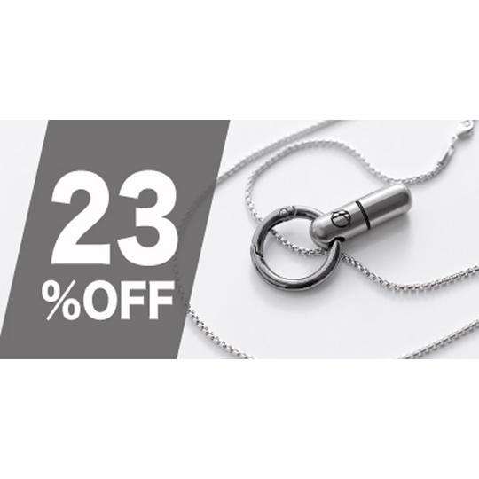 【早割23%OFF】カットマンネックレス(ノルメタル)1個×チタンカラビナ1個