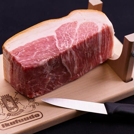 「長期熟成生ハムはもんみなかみミニ原木」