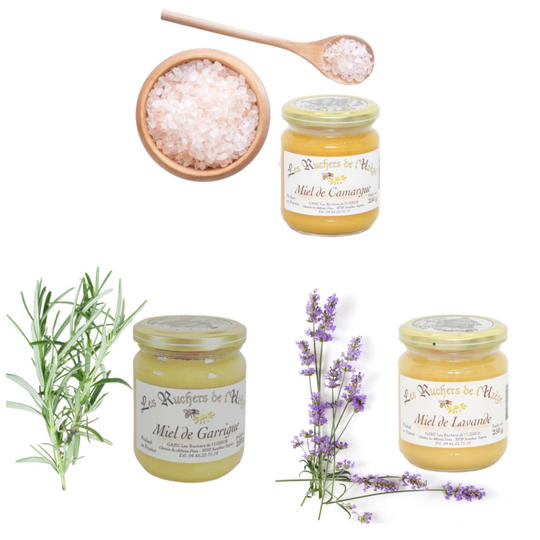 【南フランスからの蜂蜜】ラベンダー or カマルグ or ガリーク