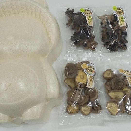 よかもんケース入り乾燥キノコ、きくらげしょうゆ漬けセット