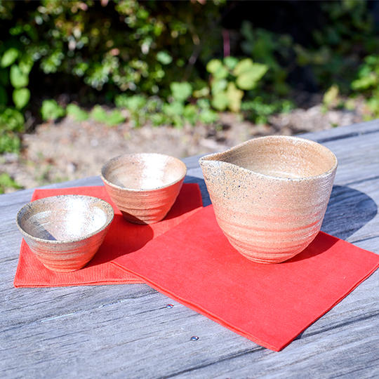 酒器セット(金・片口)
